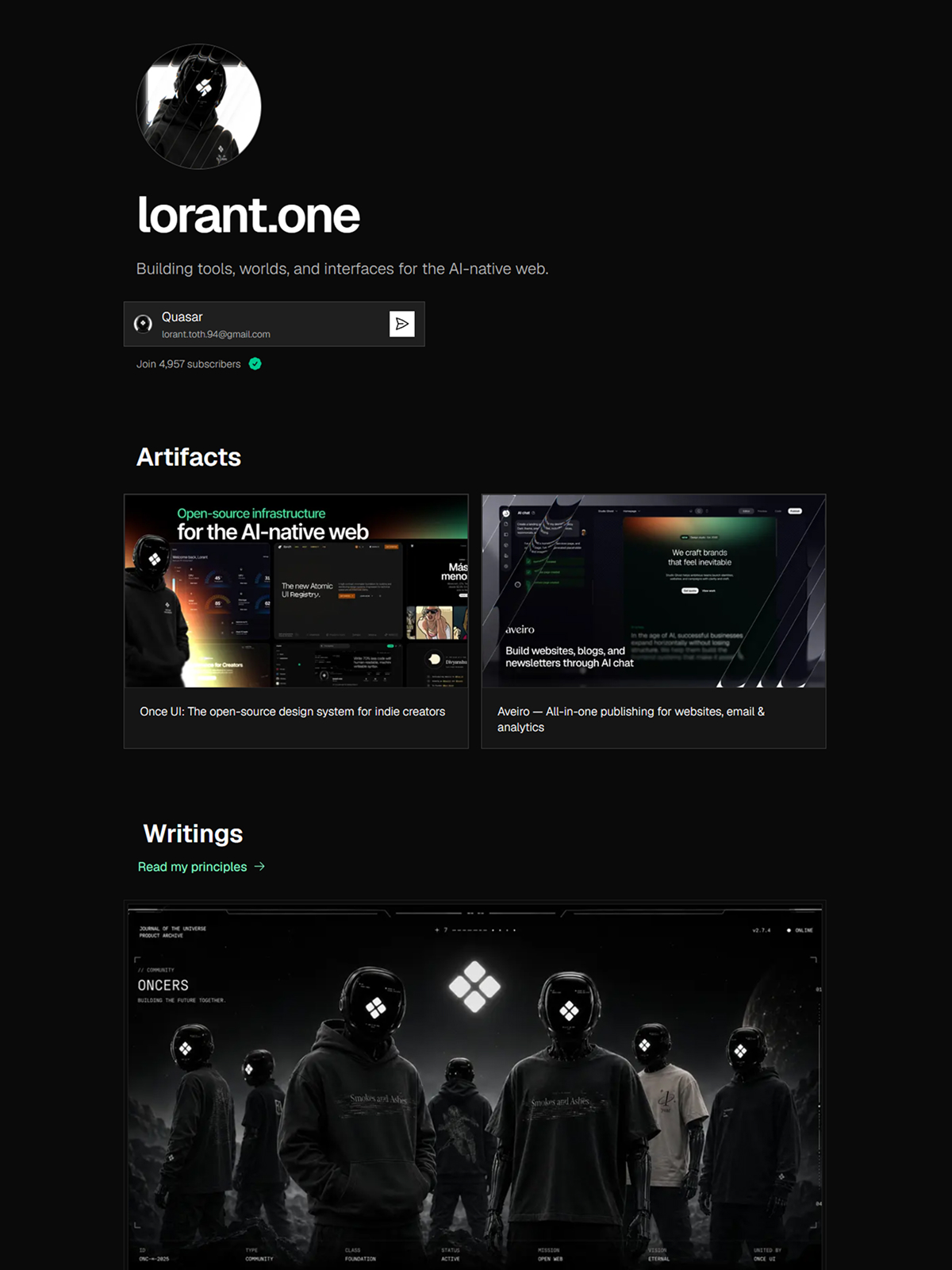 Screenshot of Aveiro - showing app interface and features