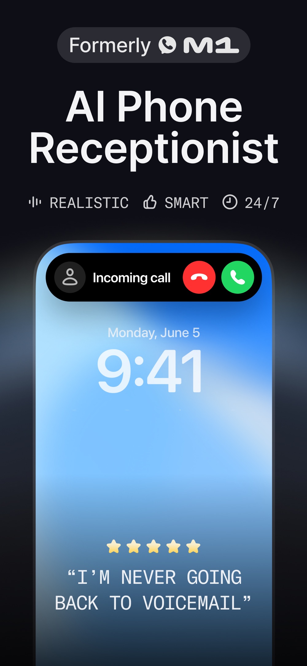 Screenshot of Beside - showing app interface and features