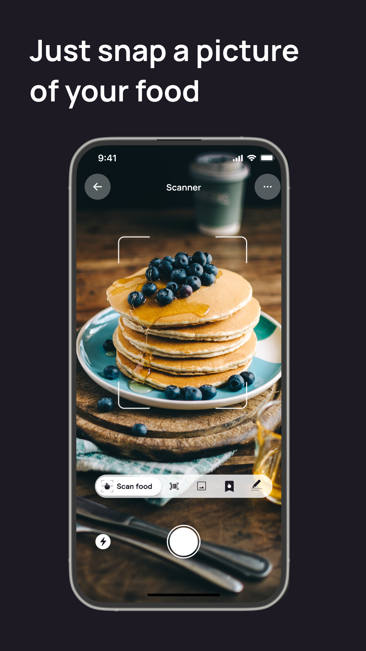 Screenshot of Cal AI - showing app interface and features