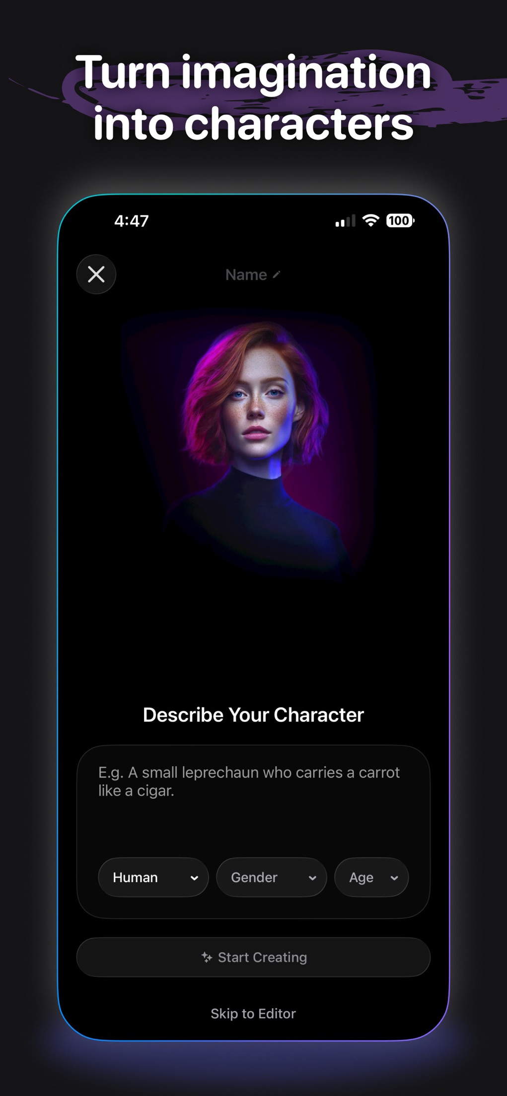 Screenshot of Cantina - showing app interface and features