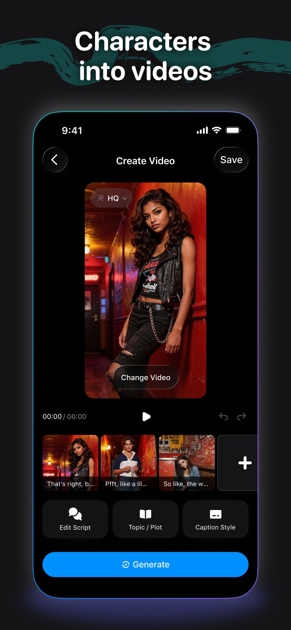 Screenshot of Cantina - showing app interface and features