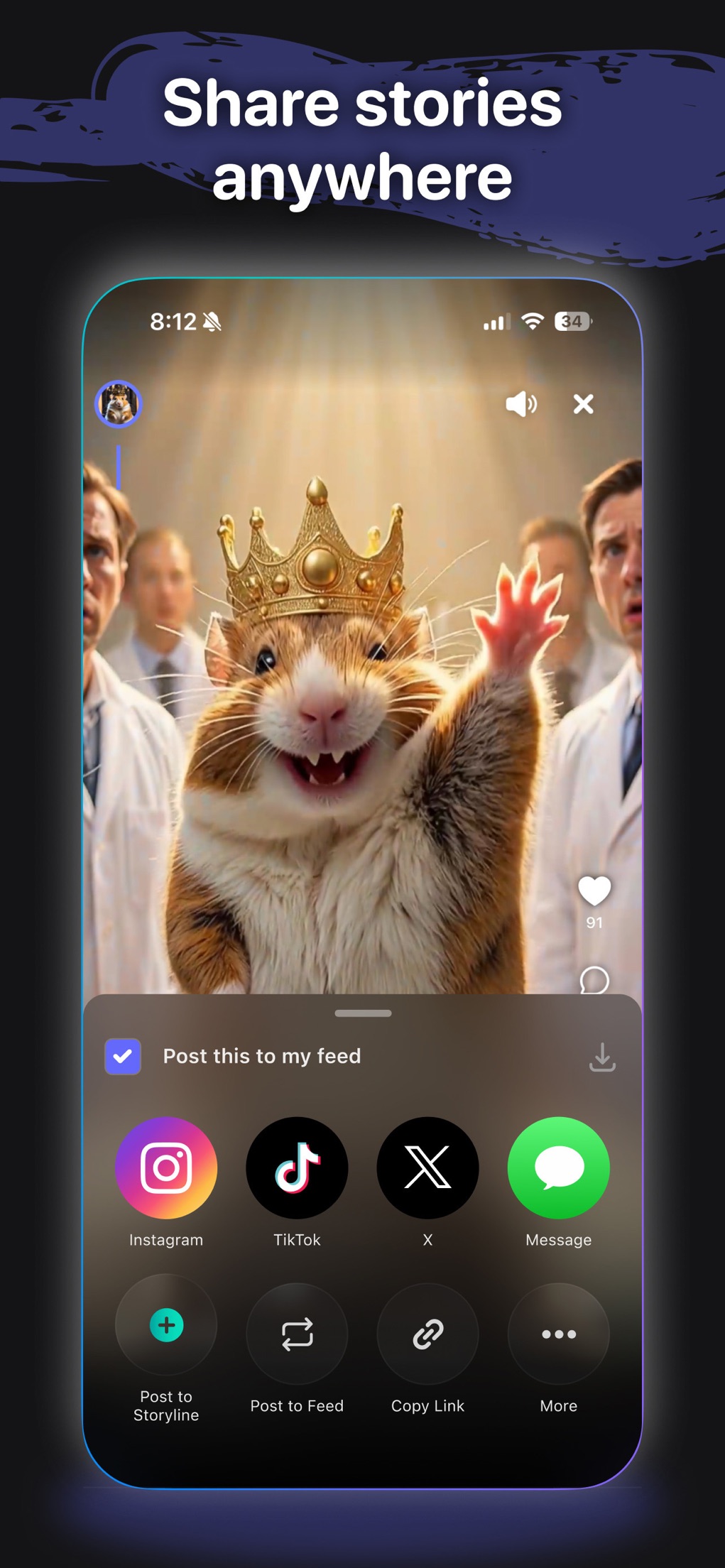 Screenshot of Cantina - showing app interface and features