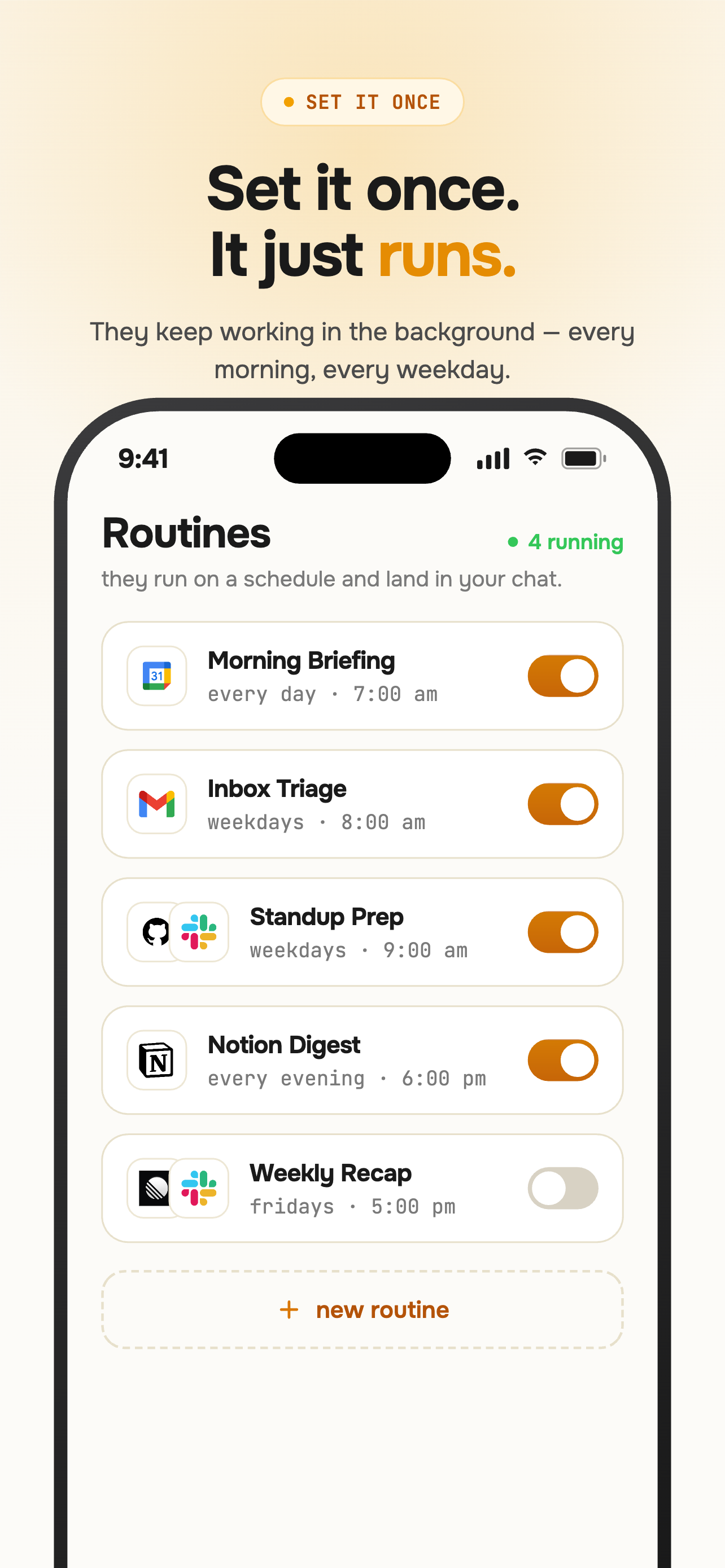 Screenshot of ClawOS - showing app interface and features