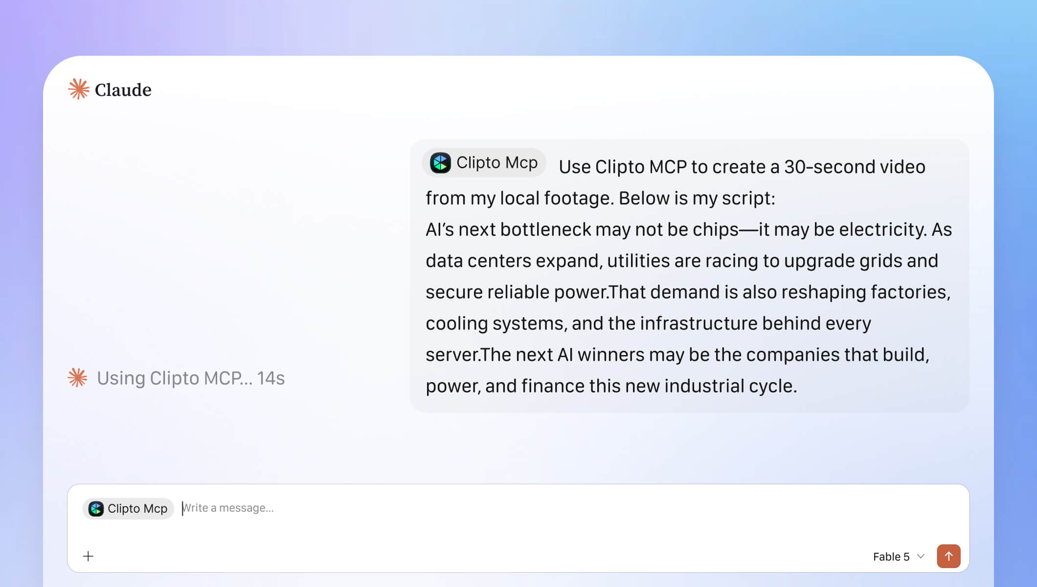 Screenshot of Clipto - showing app interface and features