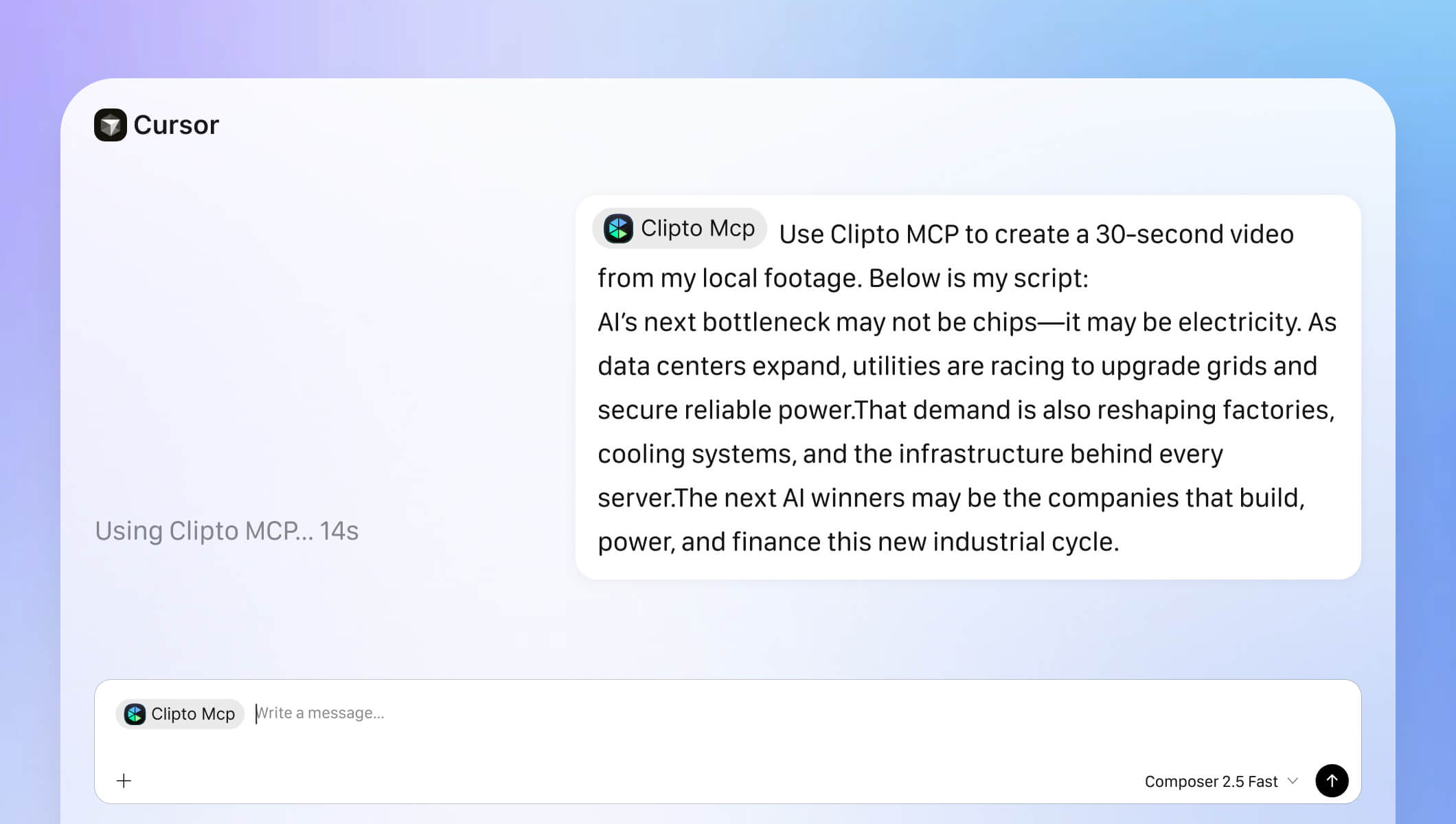 Screenshot of Clipto - showing app interface and features