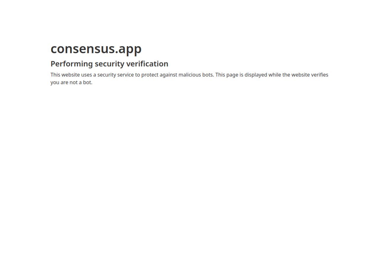 Screenshot of Consensus - showing app interface and features