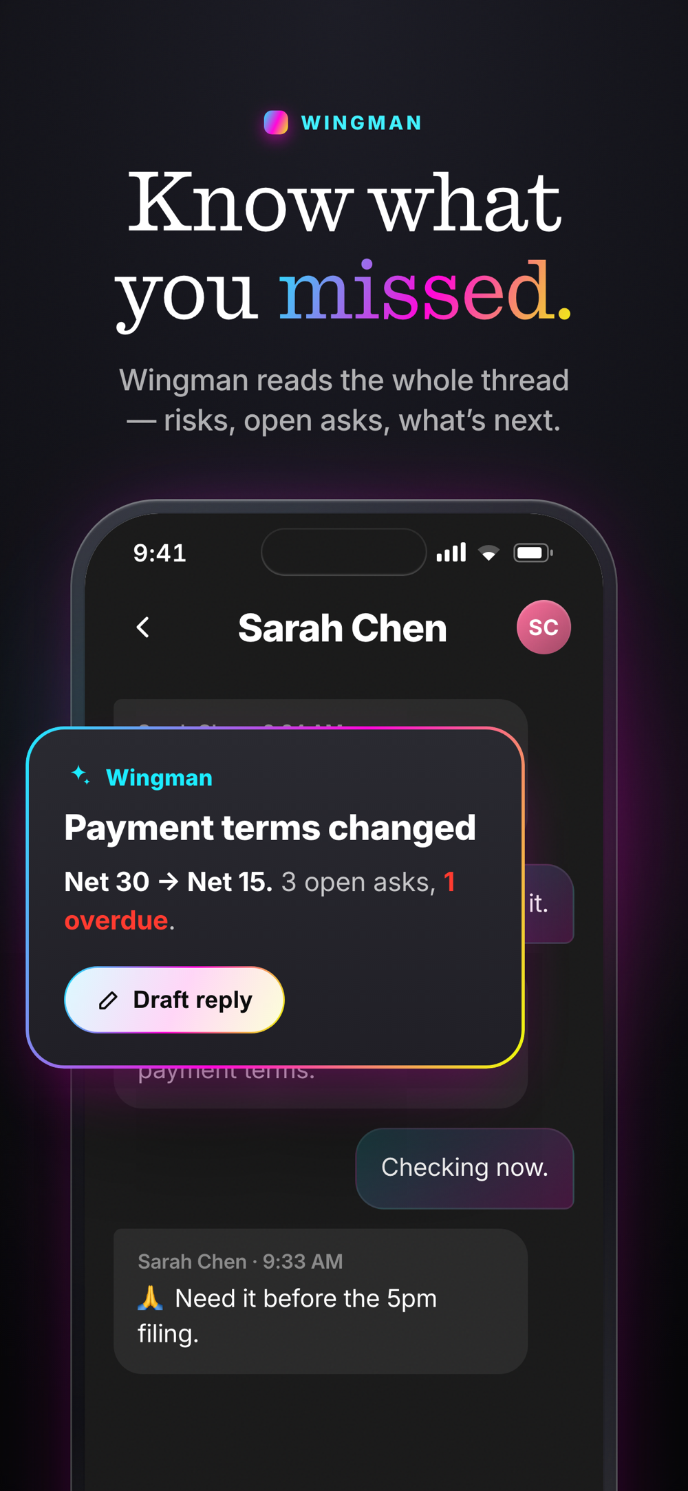 Screenshot of Dove - showing app interface and features