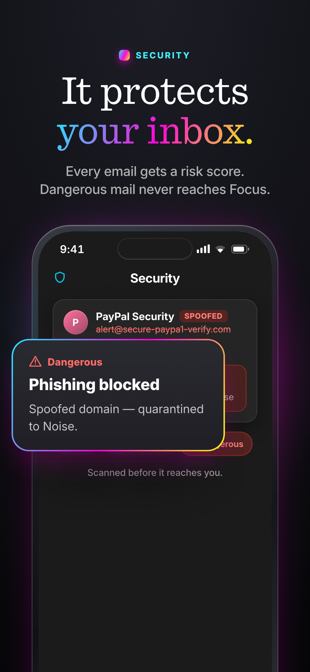 Screenshot of Dove - showing app interface and features