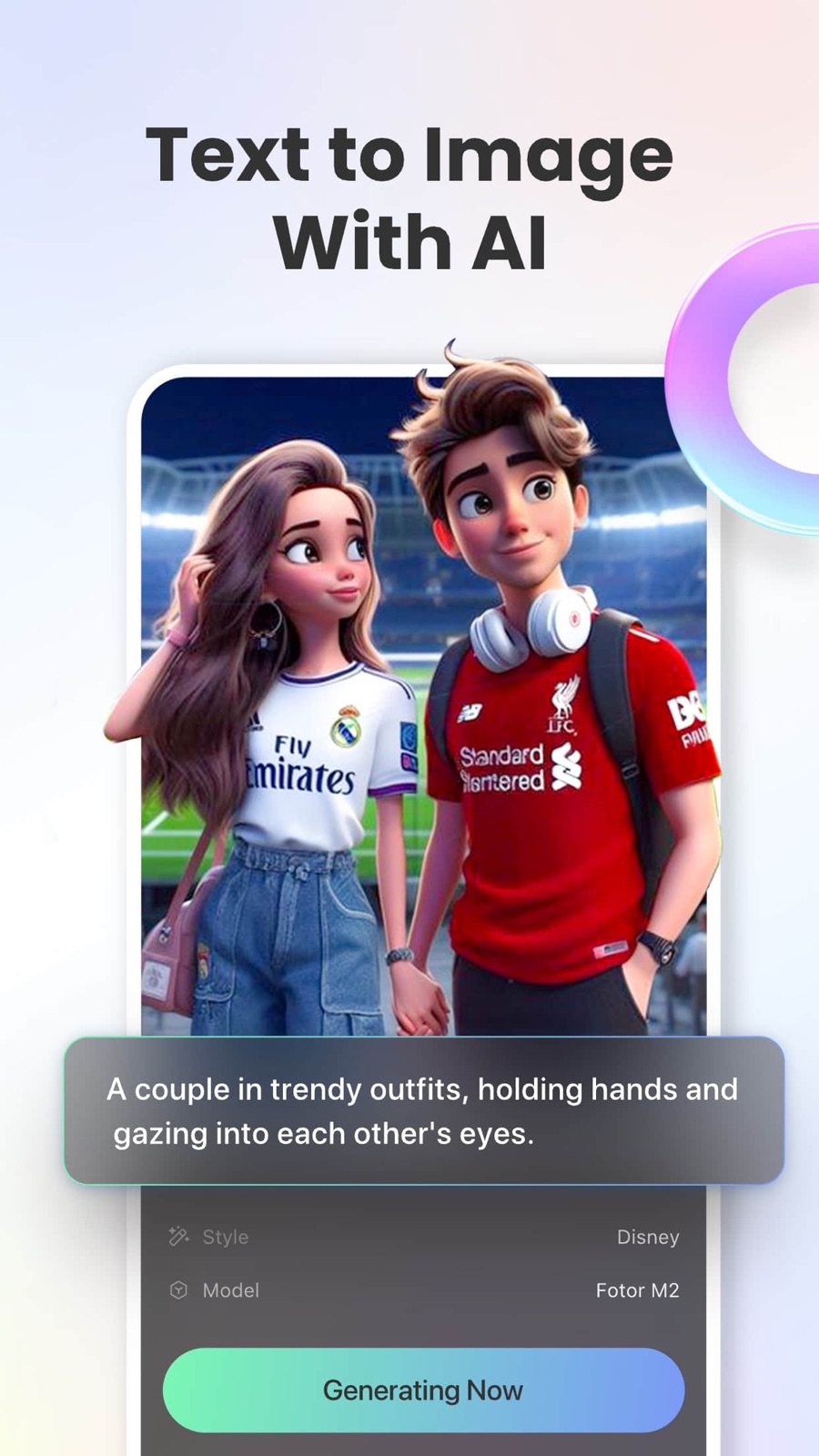 Screenshot of Fotor - showing app interface and features