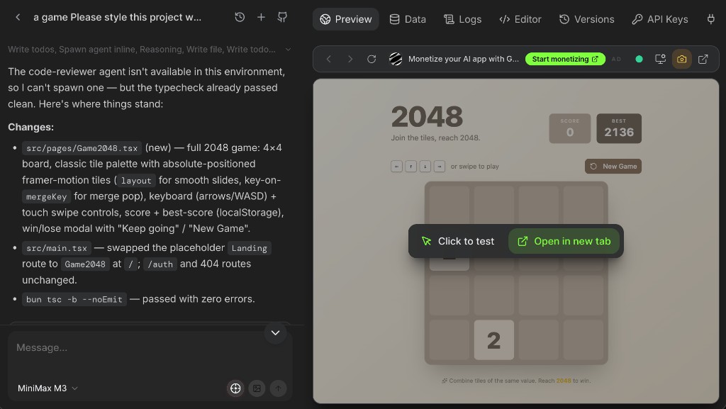 Screenshot of Freebuff - showing app interface and features