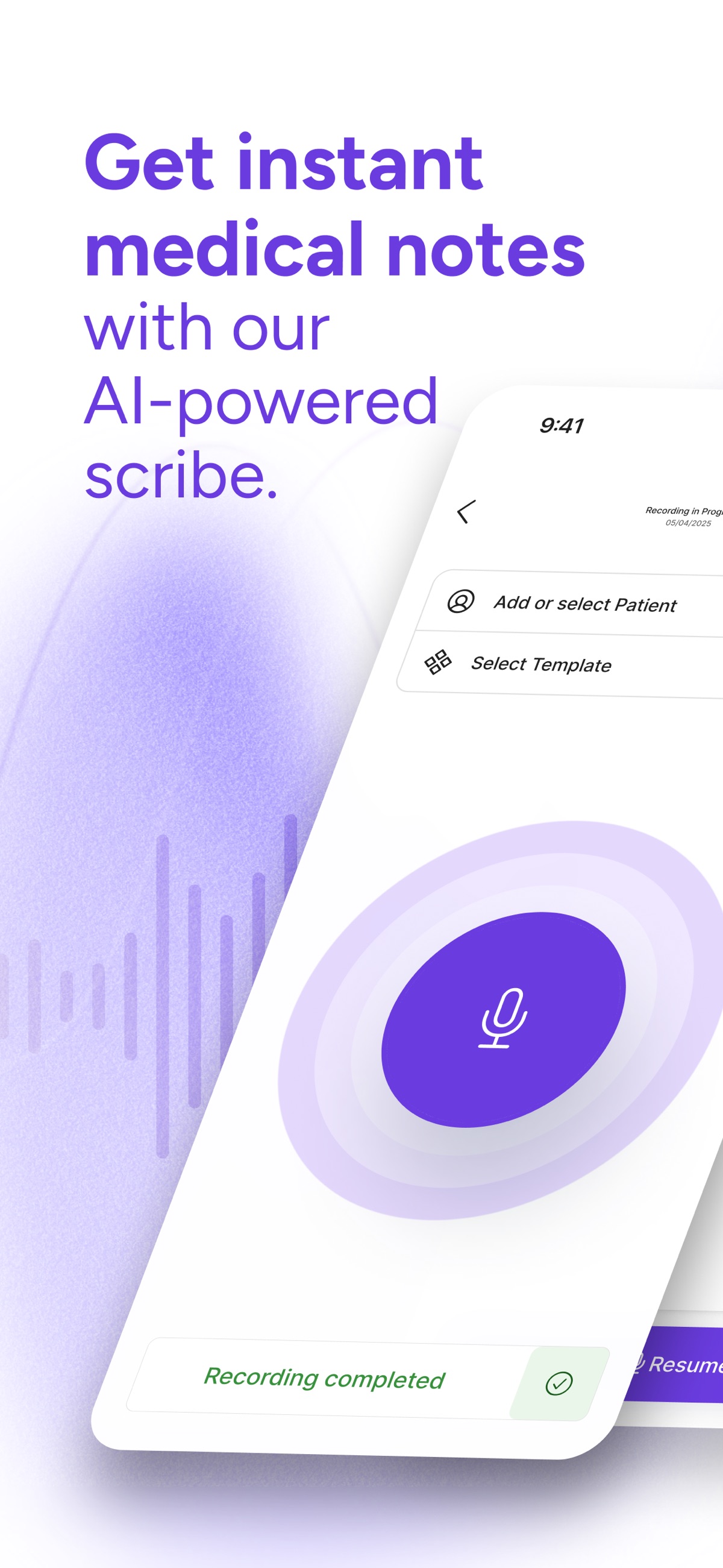 Screenshot of Freed - showing app interface and features