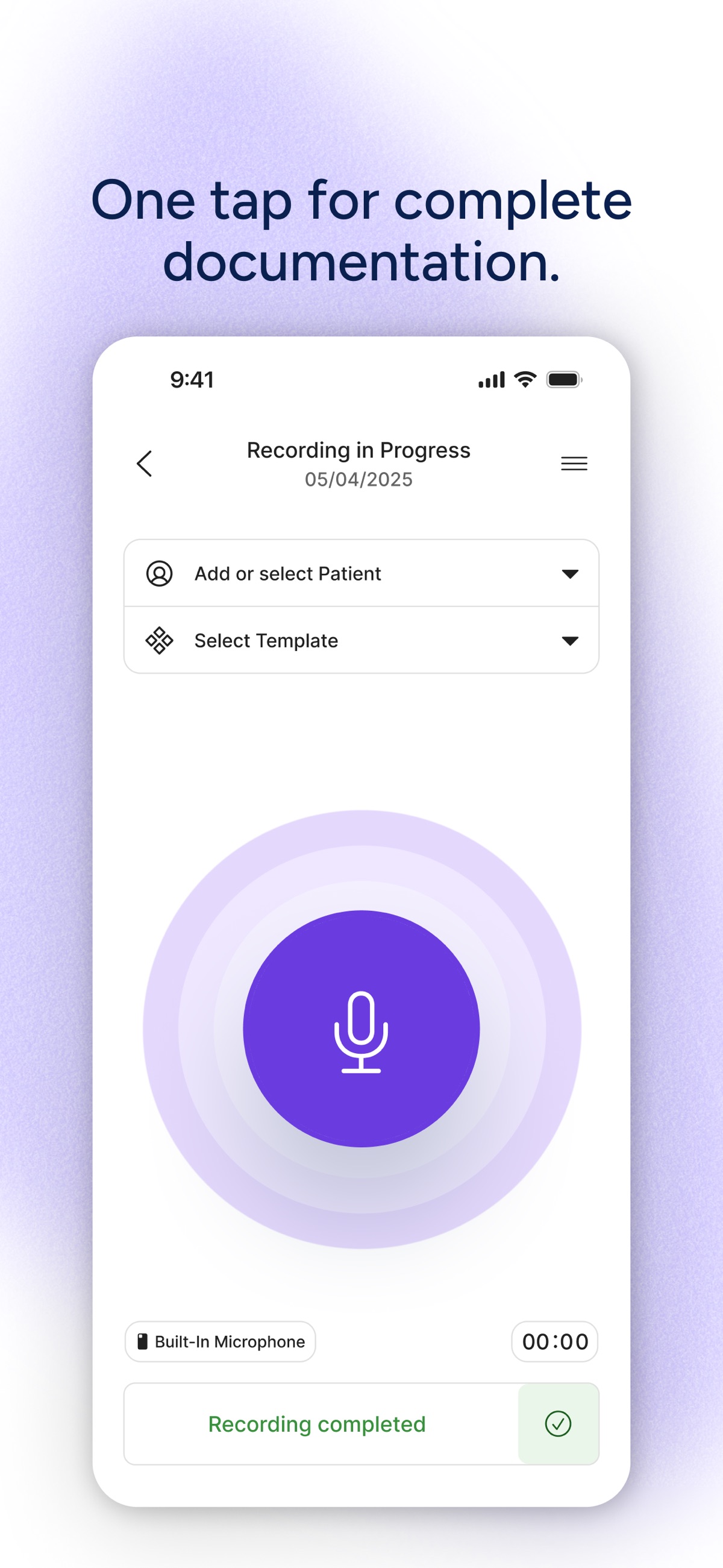 Screenshot of Freed - showing app interface and features