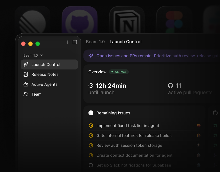 Screenshot of Glaze by Raycast - showing app interface and features