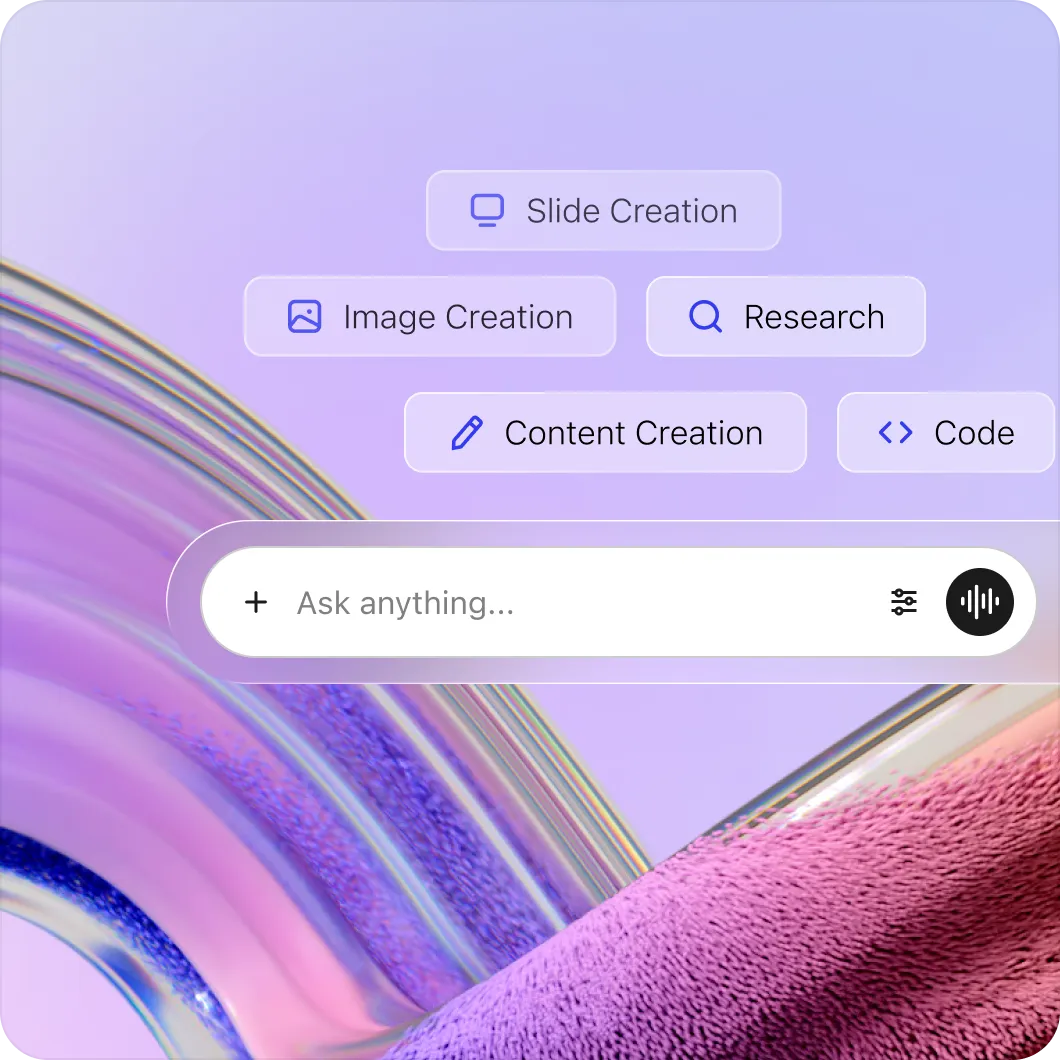 Screenshot of Glean - showing app interface and features