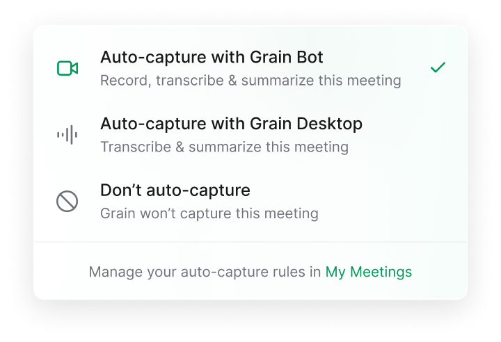 Screenshot of Grain - showing app interface and features