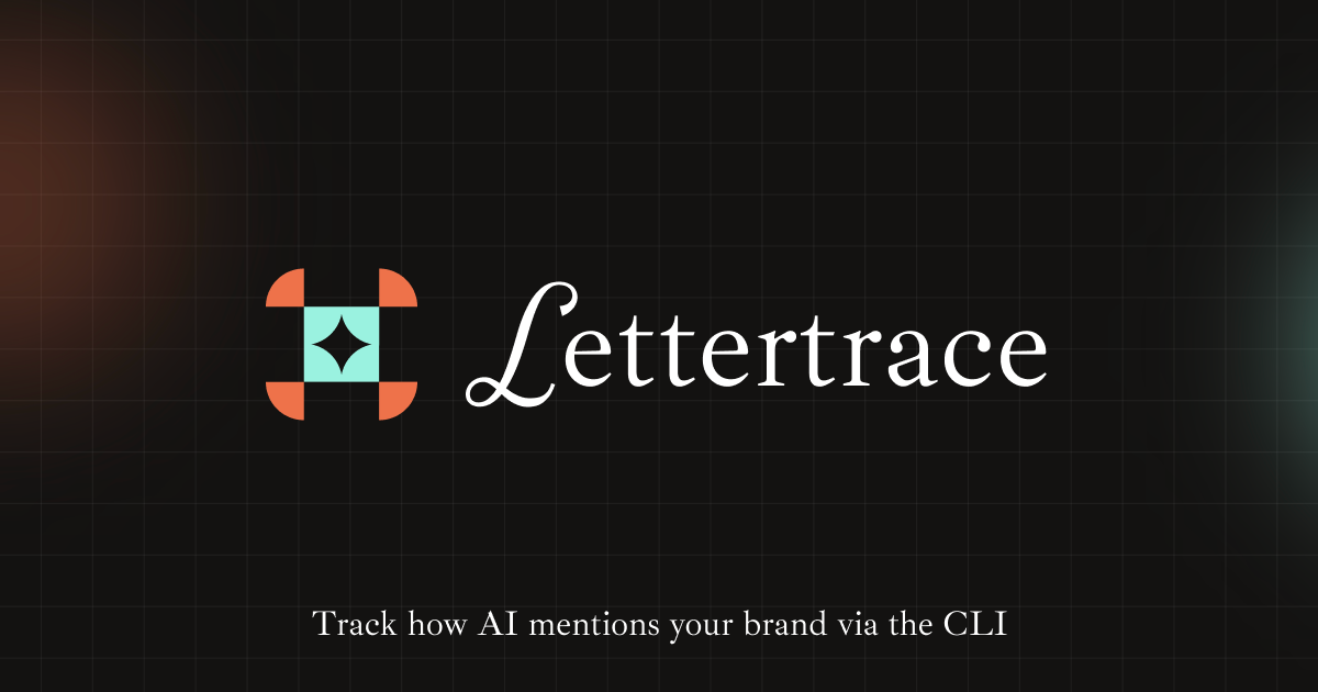 Screenshot of Lettertrace - showing app interface and features