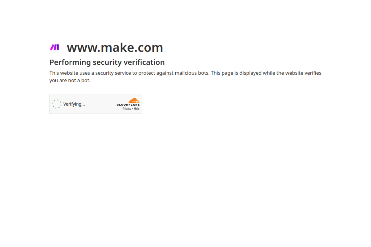 Screenshot of Make - showing app interface and features
