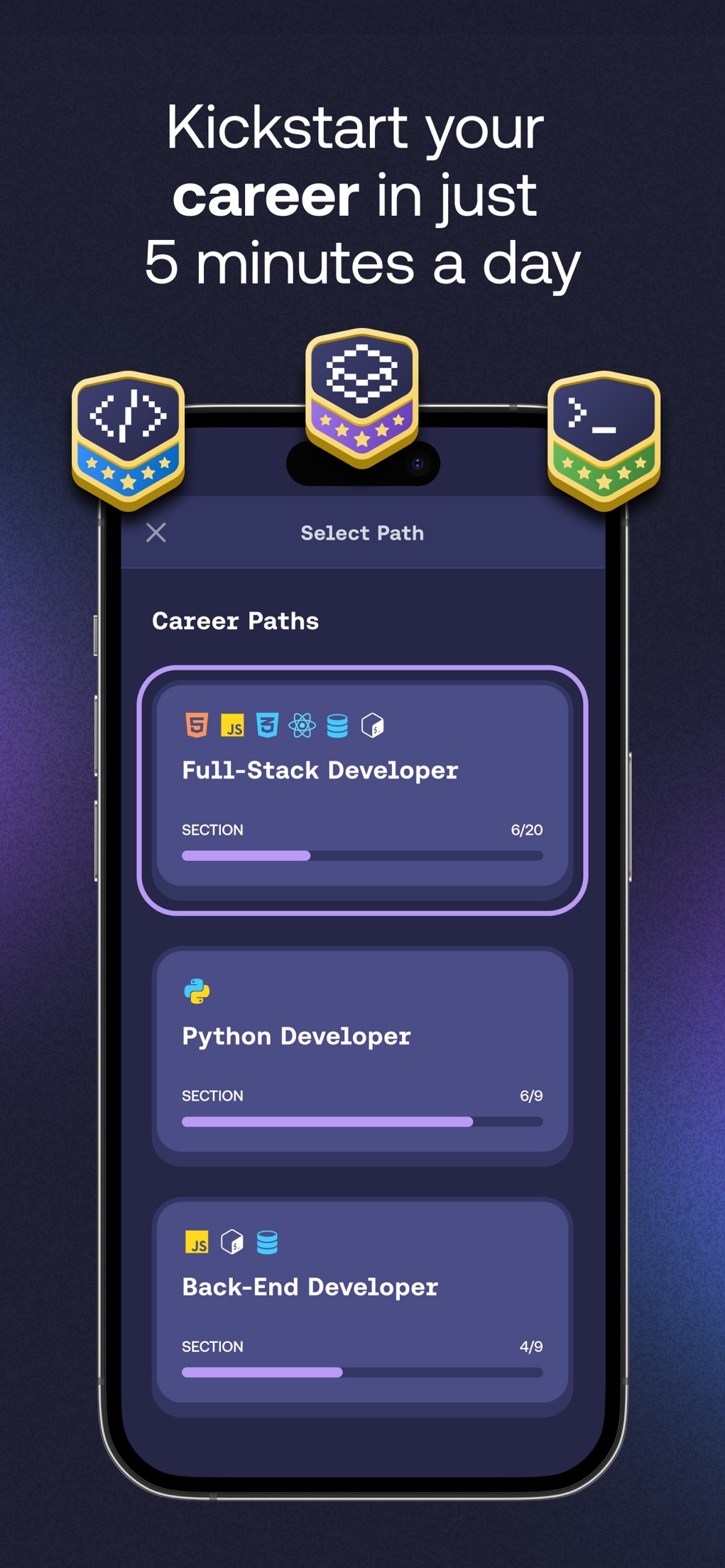 Screenshot of Mimo - showing app interface and features