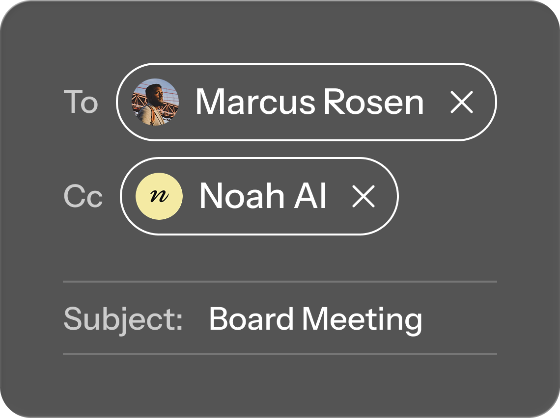 Screenshot of Noah AI - showing app interface and features