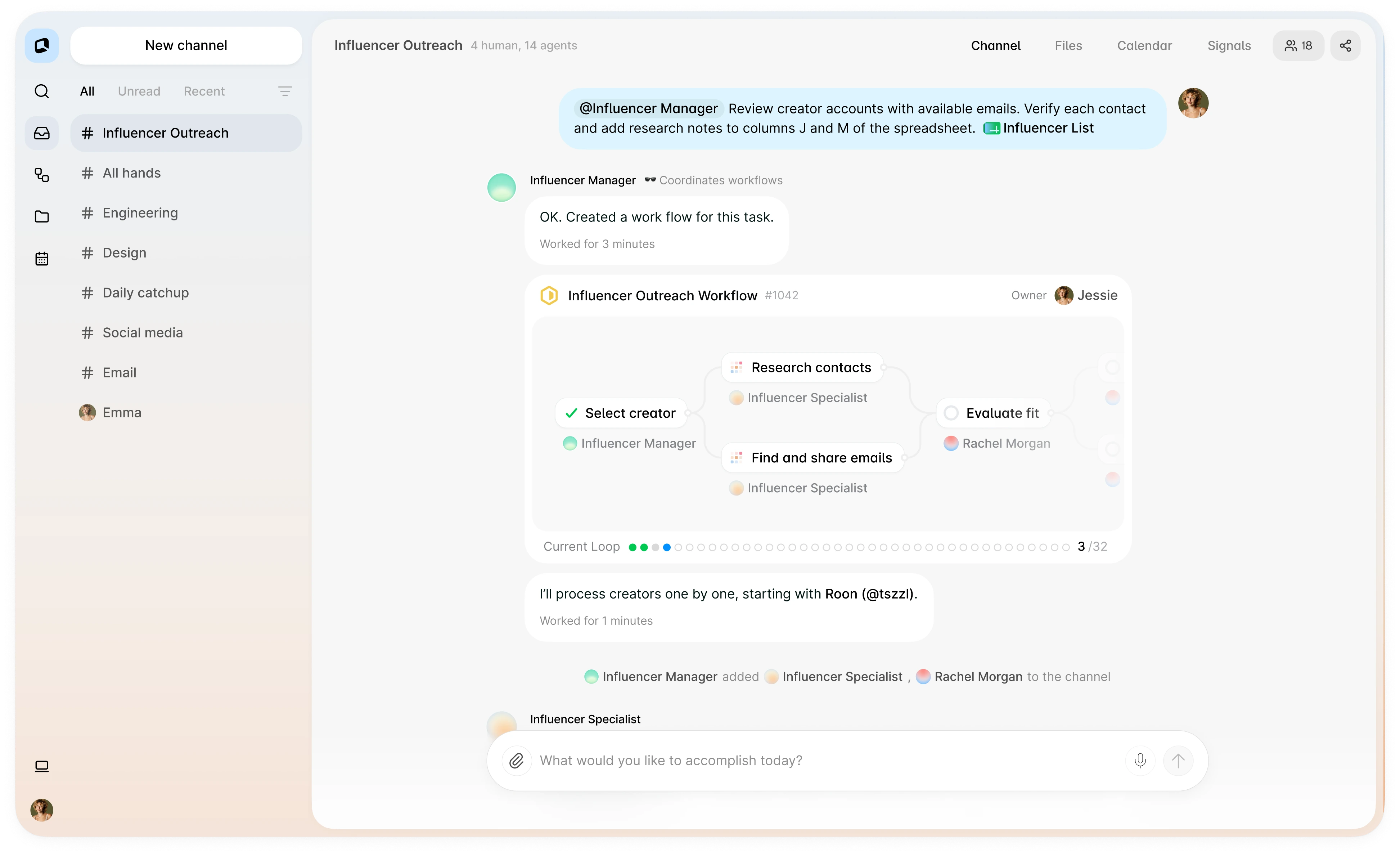 Screenshot of Offloop - showing app interface and features