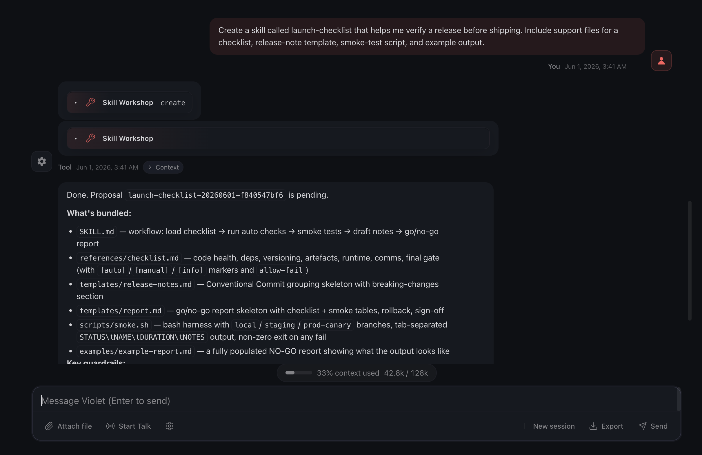 Screenshot of OpenClaw - showing app interface and features