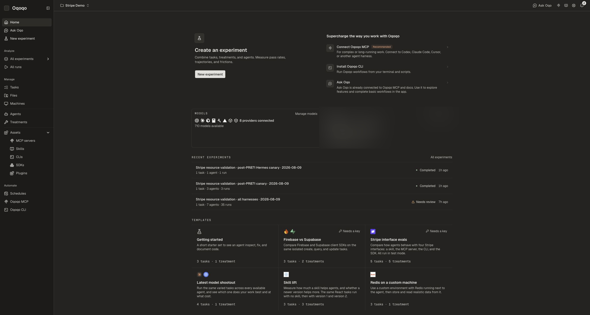 Screenshot of Oqoqo - showing app interface and features