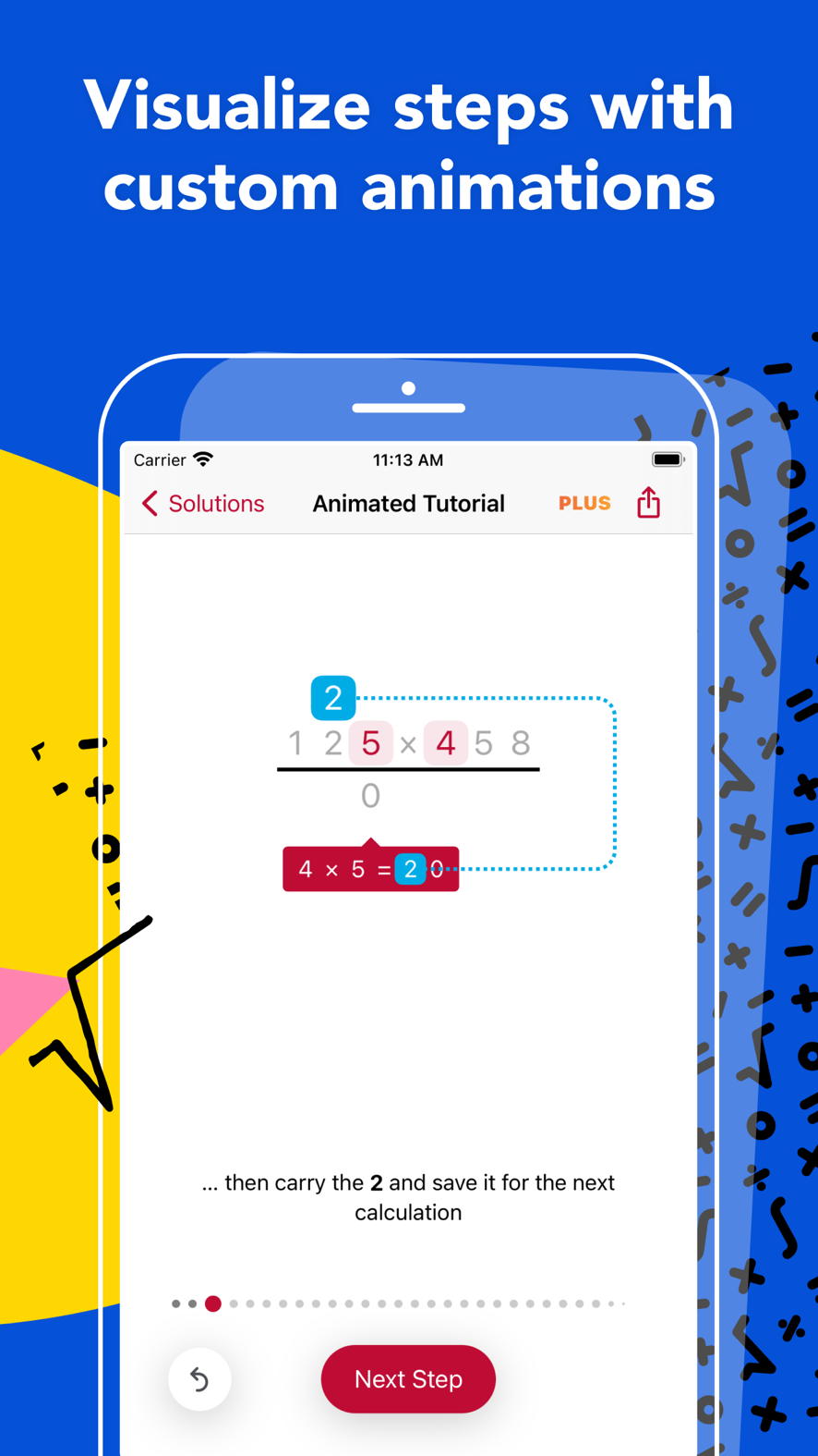 Screenshot of Photomath - showing app interface and features