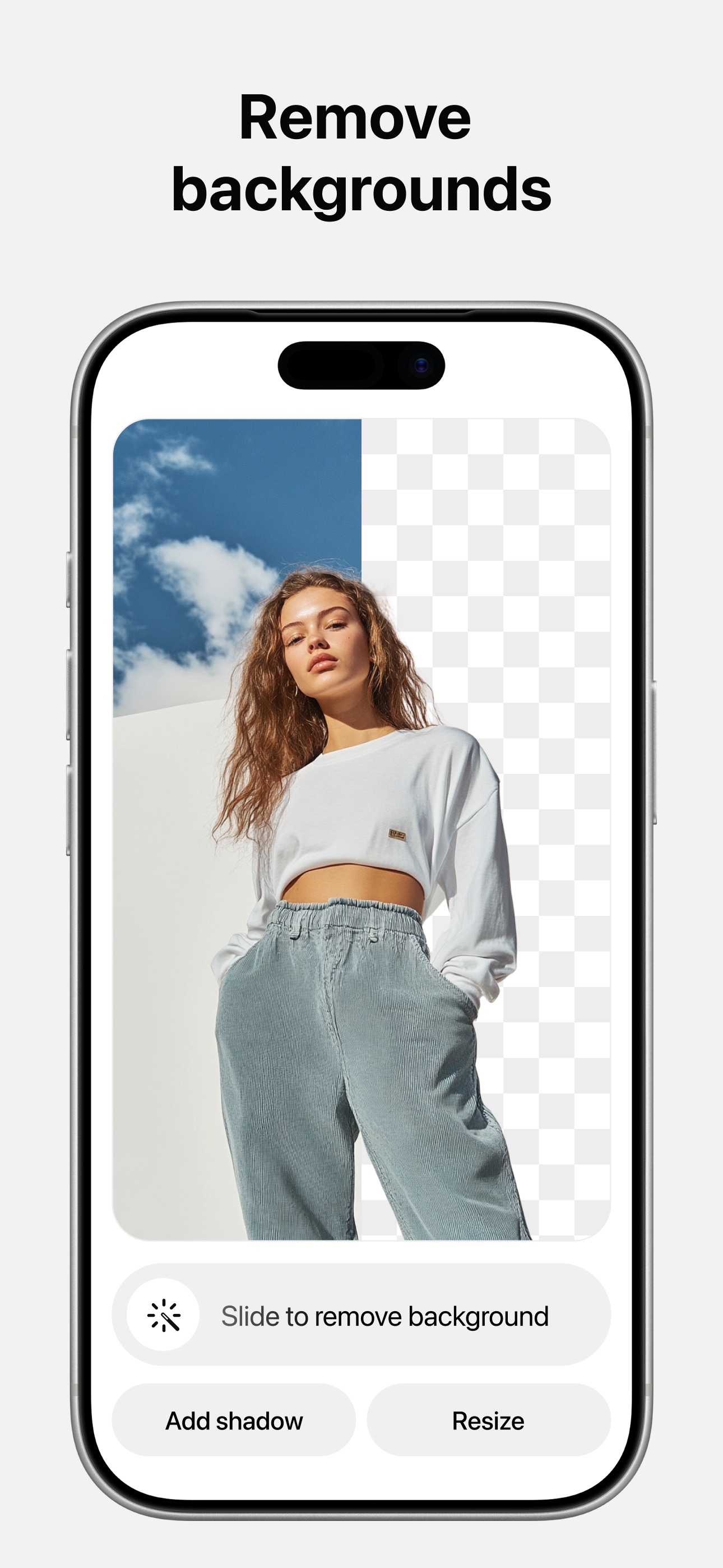 Screenshot of Pixelcut - showing app interface and features