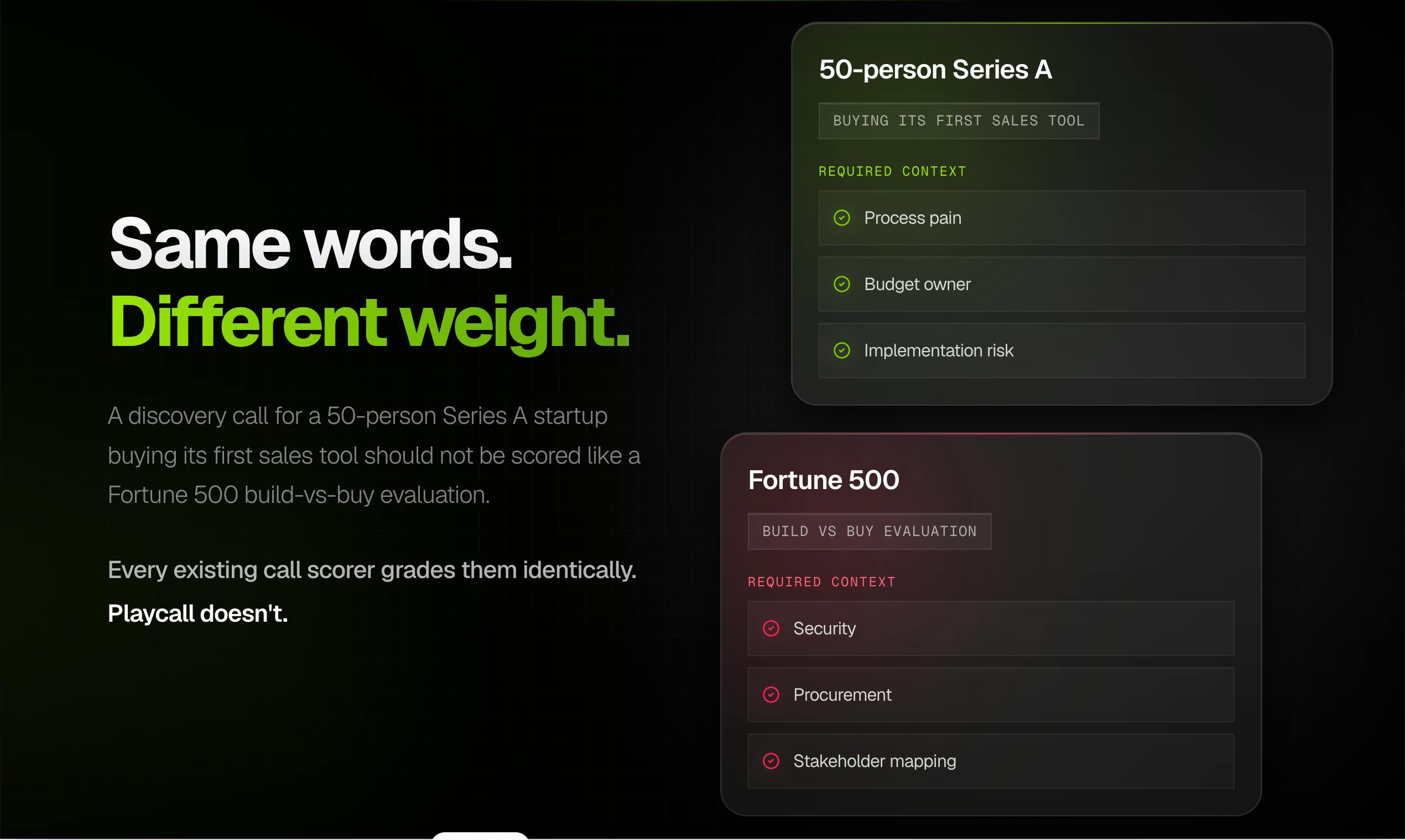 Screenshot of Playcall - showing app interface and features