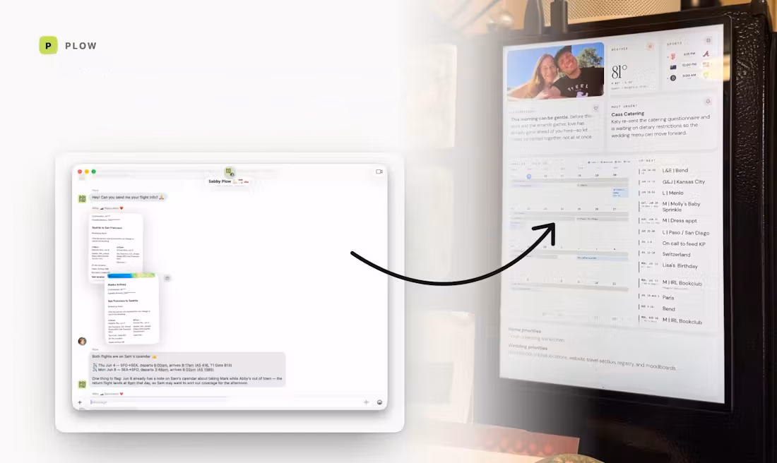 Screenshot of Plow Latch - showing app interface and features