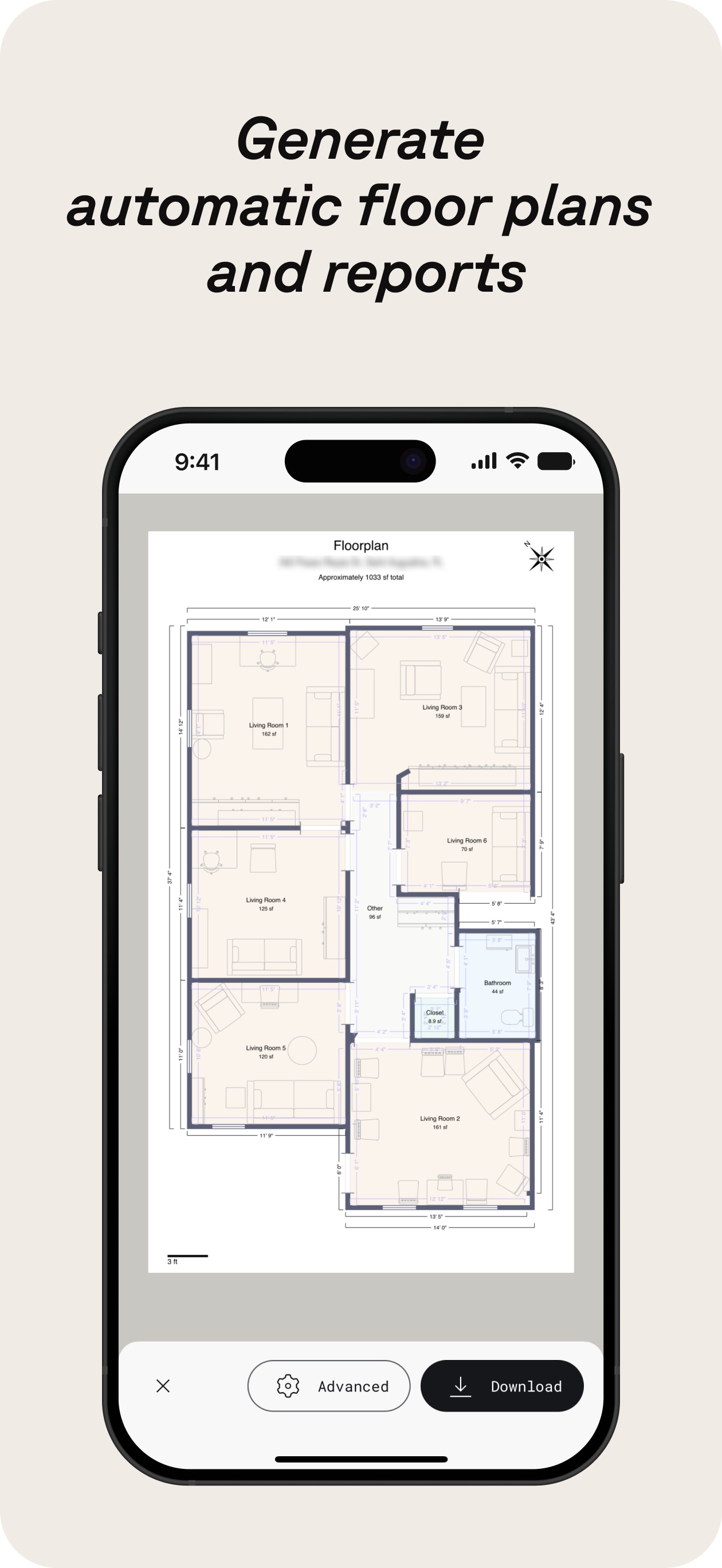 Screenshot of Polycam - showing app interface and features