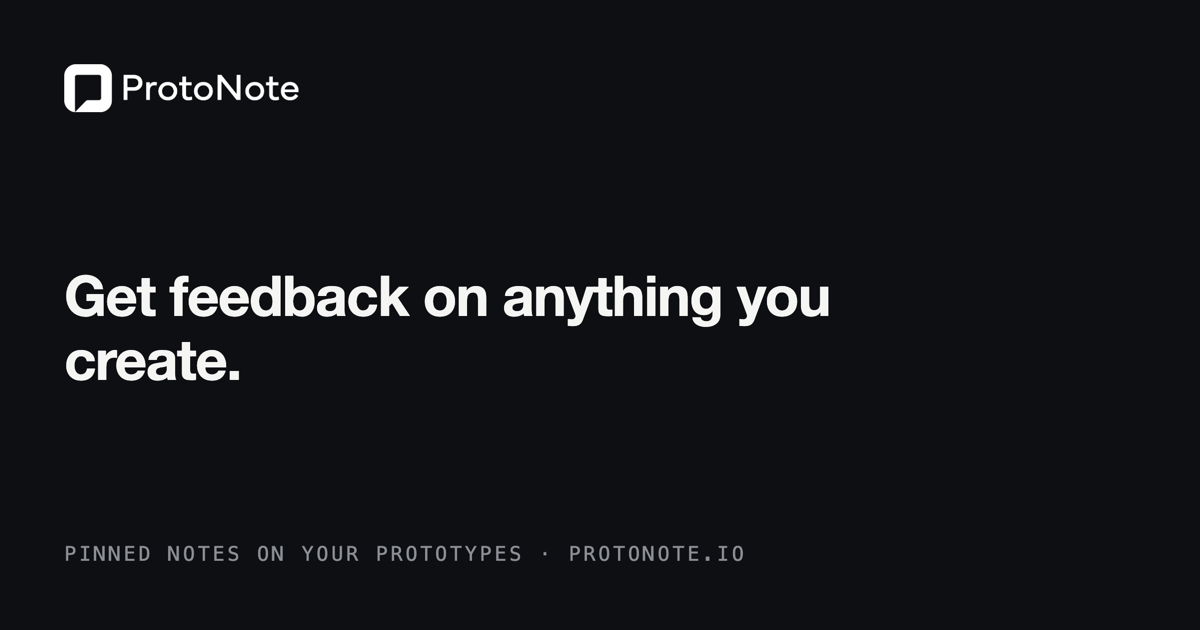 Screenshot of ProtoNote - showing app interface and features