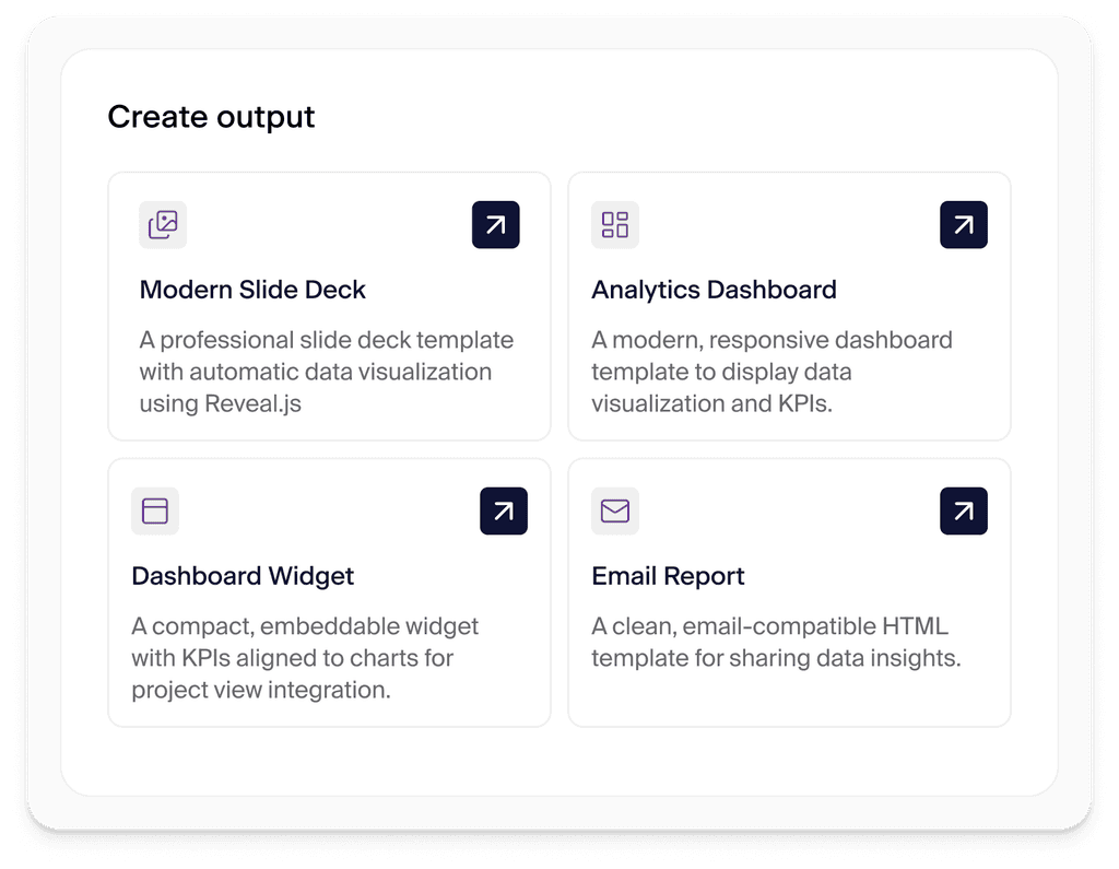 Screenshot of QueryStory - showing app interface and features