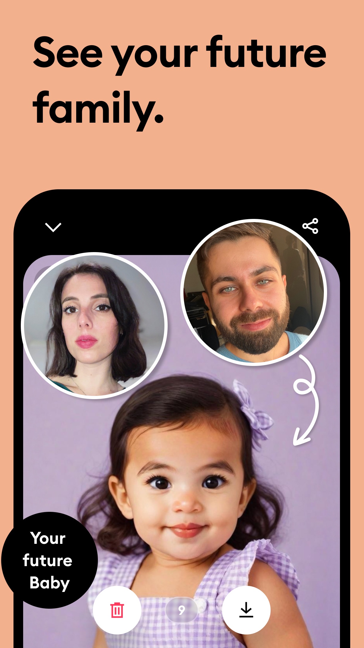 Screenshot of Remini - showing app interface and features