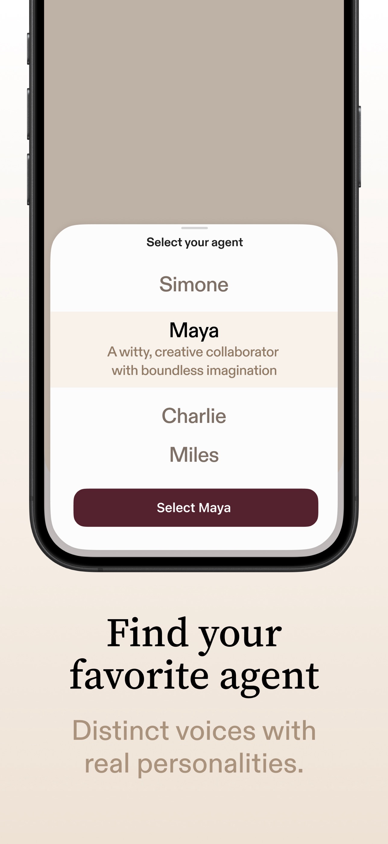 Screenshot of Sesame - showing app interface and features
