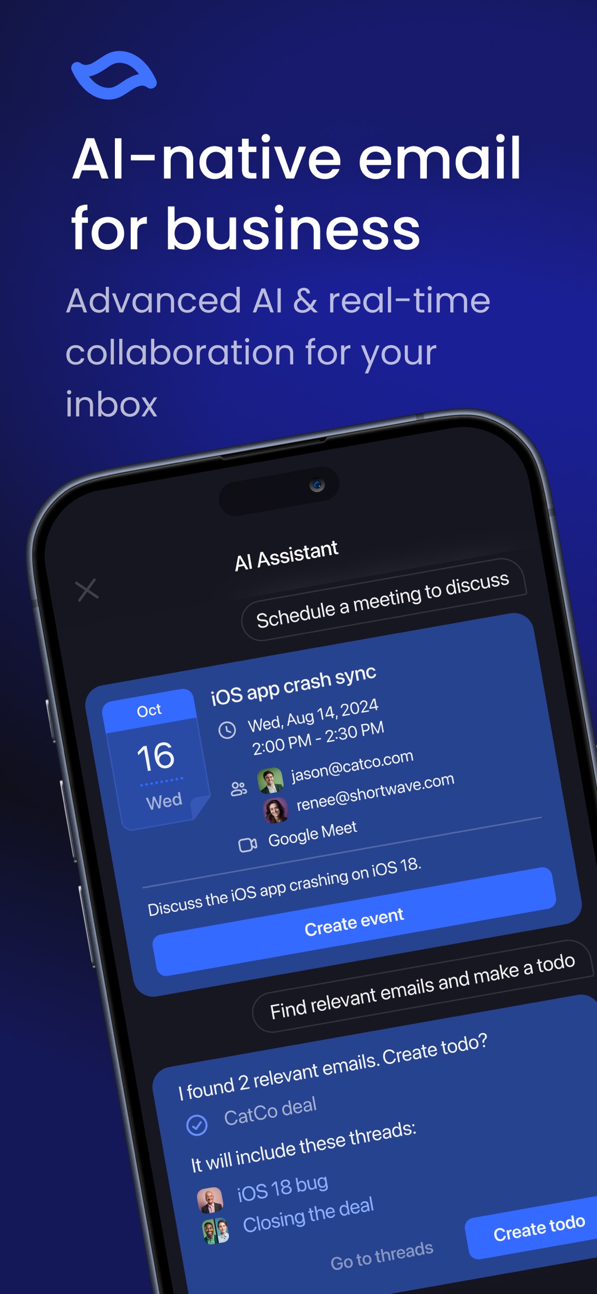 Screenshot of Shortwave - showing app interface and features