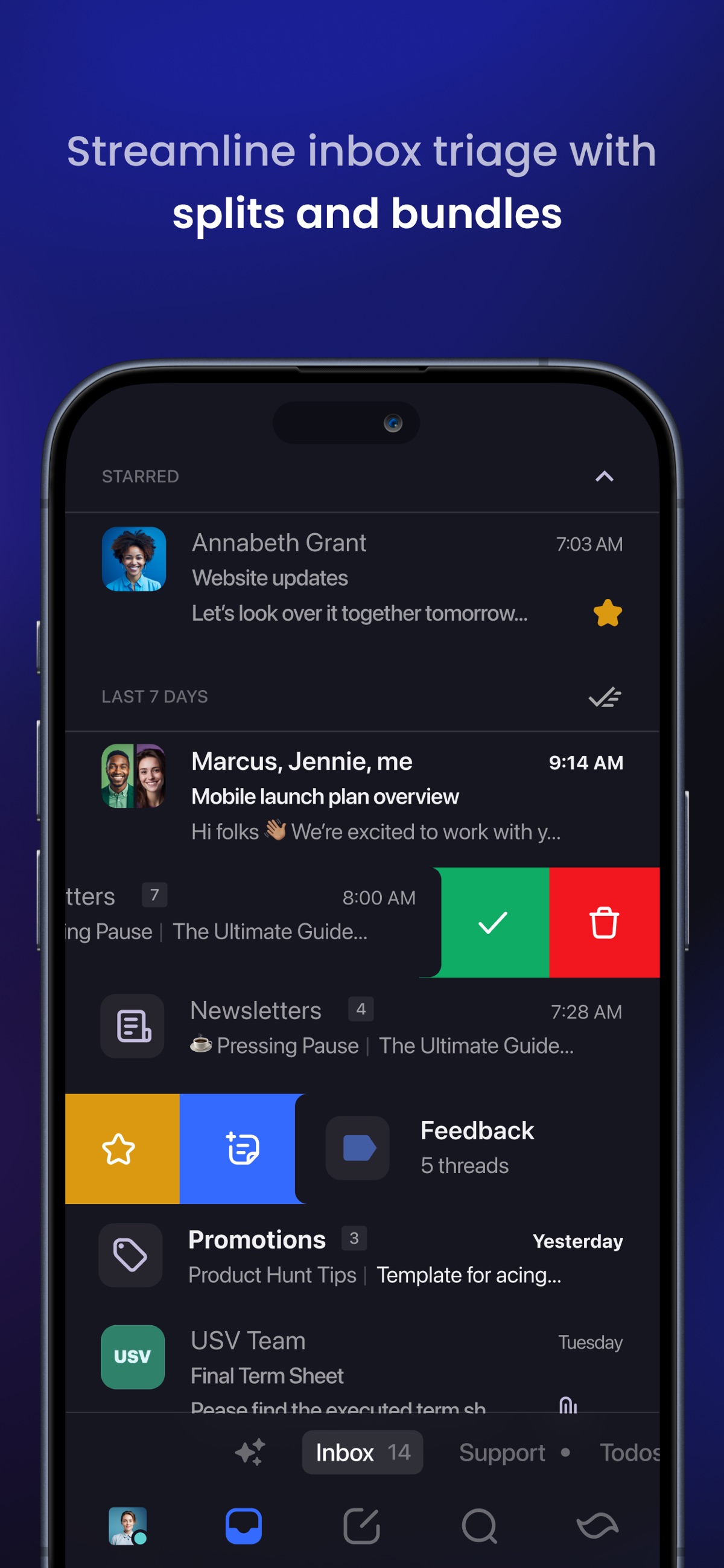 Screenshot of Shortwave - showing app interface and features