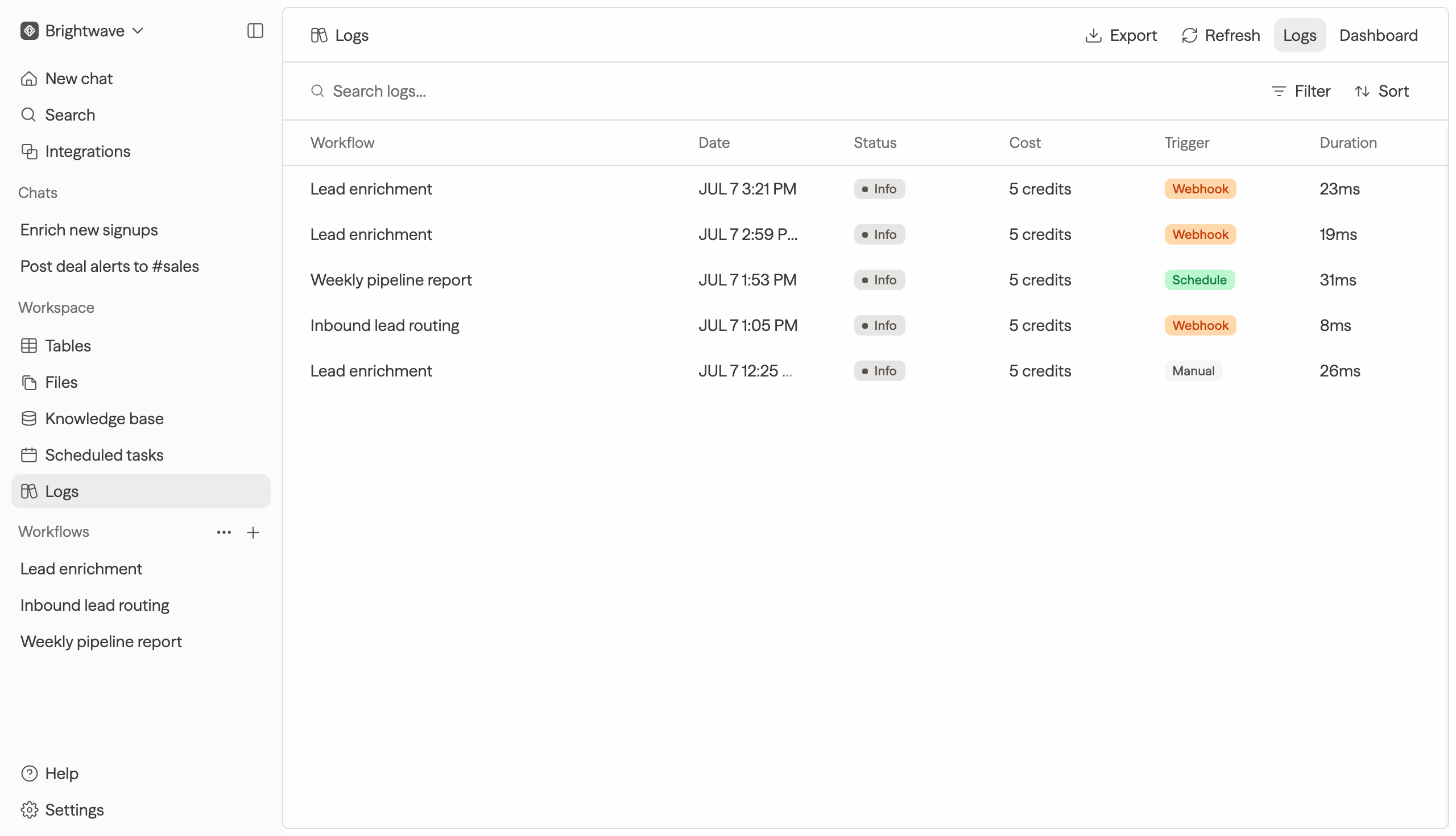 Screenshot of Sim - showing app interface and features