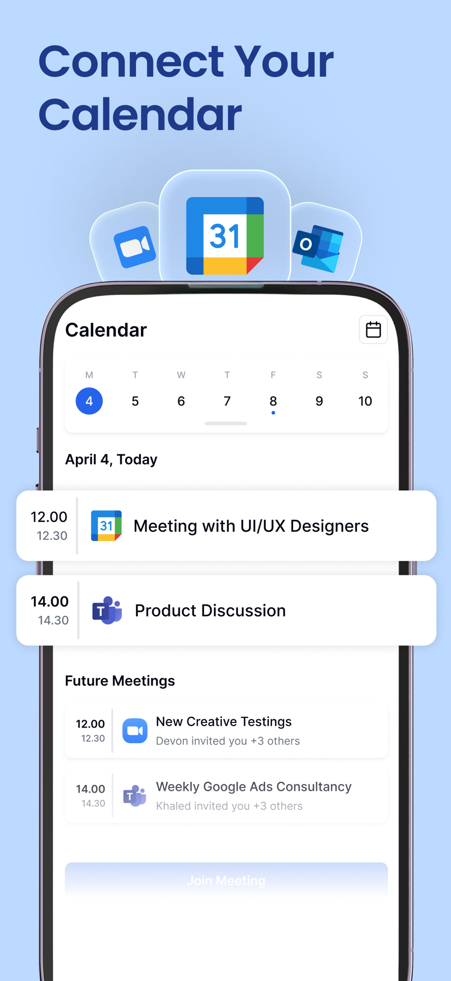 Screenshot of Transkriptor - showing app interface and features