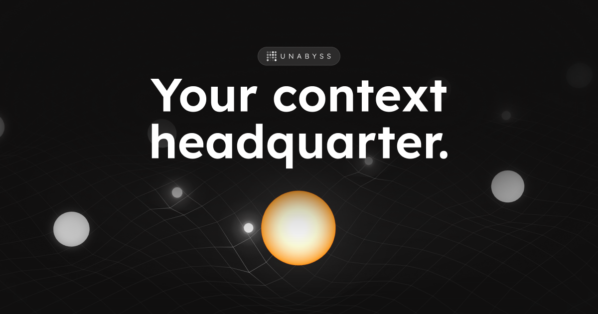 Screenshot of Unabyss - showing app interface and features