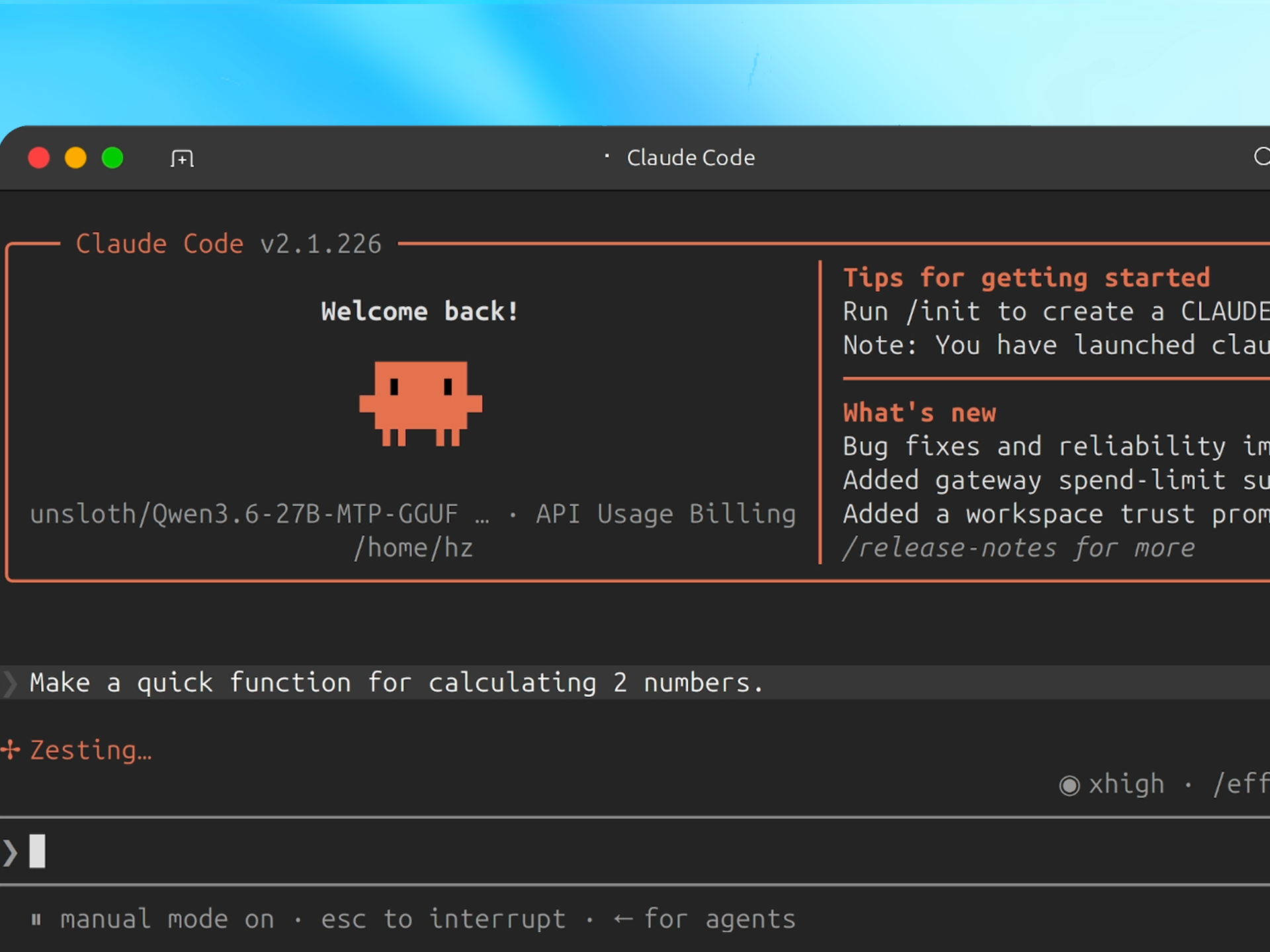 Screenshot of Unsloth - showing app interface and features