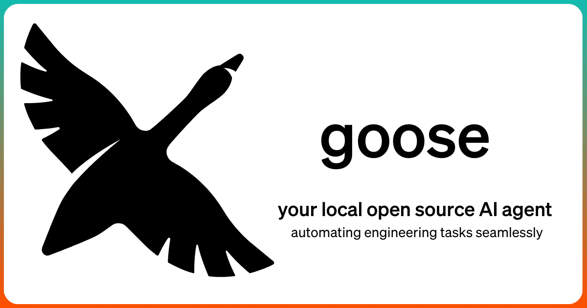 Screenshot of goose - showing app interface and features