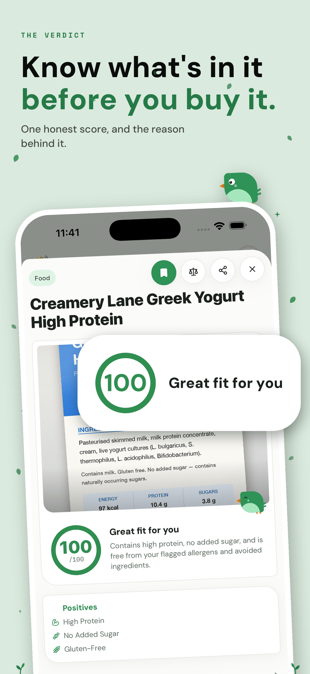 Screenshot of inlabel - showing app interface and features